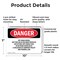 Signmission Off-Road Diesel Not For Use In On-Road Vehicles Danger Sign, Plastic, 10in W x 7in L, 2PK OS-2PACK-DS-P-710-L-2394 - alternate 4